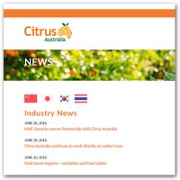 MAF Oceania renouvelle son partenariat avec Citrus Australia