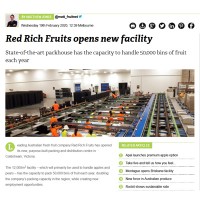 Red Rich Fruits opens new facility