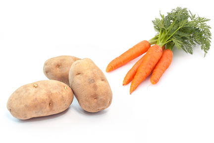 Pommes de terre et carottes