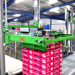 Packaging - Palletizing and strapping pallets